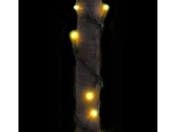 Palmeira c/ 136 luzes LED 220 cm branco quente