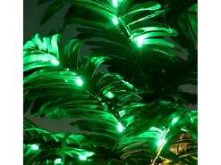 Palmeira c/ 252 luzes LED 400 cm branco quente