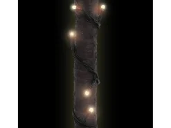 Palmeira c/ 252 luzes LED 400 cm branco quente