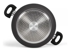 Panela de alumínio antiaderente Livoo 24cm com tampa MEP150N