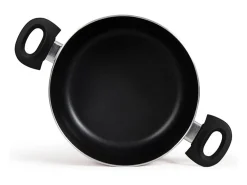 Panela de alumínio antiaderente de 24cm Livoo MEP150R Vermelha - Todos os fogões de indução