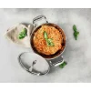 Panela de aço inox 22 cm 4,18 L Cosy & Trendy Classic, para todos os fogões incluindo indução, fundo encapsulado de alumínio