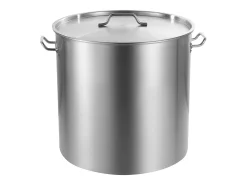 Panela de Aço Inoxidável SucceBuy, 94,6 L, com Tampa Tipo Cesto para Cozinhar