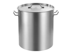 Panela de Aço Inoxidável SucceBuy, 60,5 L, com Tampa Tipo Cesto para Cozinhar