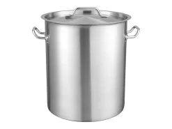 Panela de Aço Inoxidável SucceBuy de 42 L com Coador e Tampa para Cozimento, Perfeita para Preparações Culinárias e Eventos