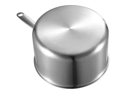 Panela SucceBuy em Aço Inoxidável 3,8 L, Panela com Tampa de Vidro E Cabo Ergonomico, Antiaderente, Lavável na Lava-Louças, Utensílio de Cozinha