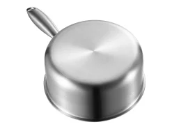 Panela SucceBuy em Aço Inoxidável 1,4 L com Cesto de Vapor, Panela com Tampa de Vidro E Cabo Ergonomico, Lavável na Lava-Louças