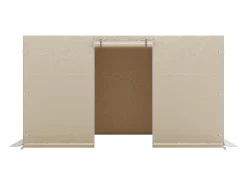Paredes Laterais para Capa de Gazebo Inverno SucceBuy, 3,1x3,6 m, Cobertura para Gazebo para Todas as Estações, com Janelas de Rede, Material PE de Alta Densidade