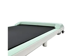 Passadeira ergométrica com ecrã LED, altifalante Bluetooth e suporte - Verde e preta