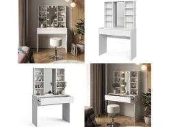 Penteadeira branco 93x40x147 alexa