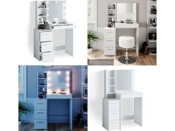 Penteadeira branco 80x40x127.4 meryl