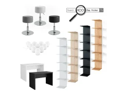 Penteadeira branco 80x40x127.4 meryl