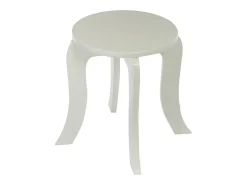 Penteadeira e banco em MDF branco 91x71,5x50,5cm