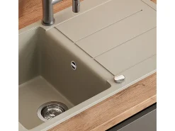 Pia de cozinha bege 78x50x20 kapstadt