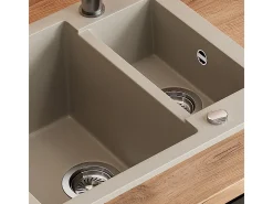 Pia de cozinha bege 58x50x28 prag