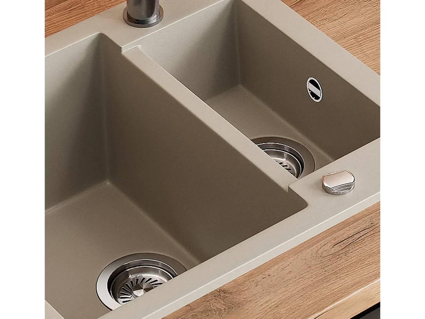Pia de cozinha bege 58x50x28 prag