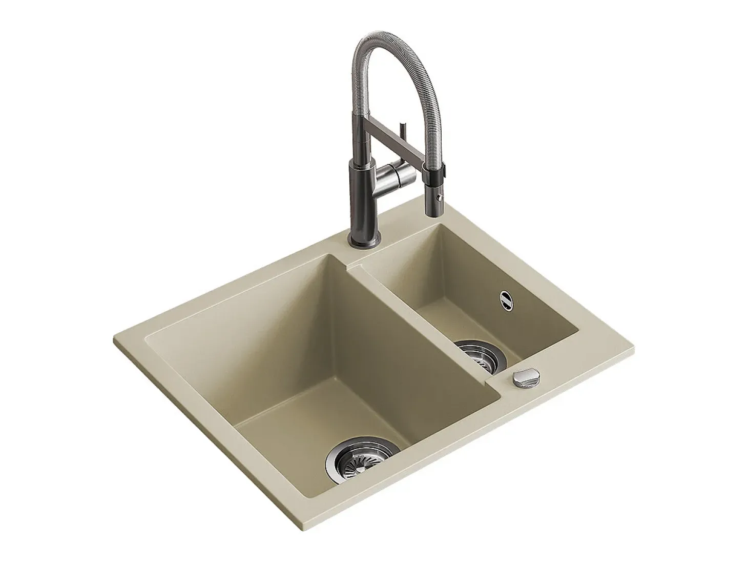 Pia de cozinha bege 58x50x28 prag