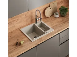 Pia de cozinha bege 58x50x28 prag