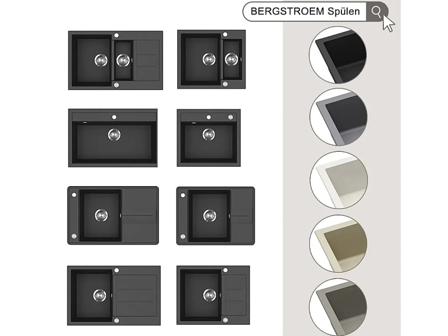 Pia de cozinha bege 58x50x28 prag