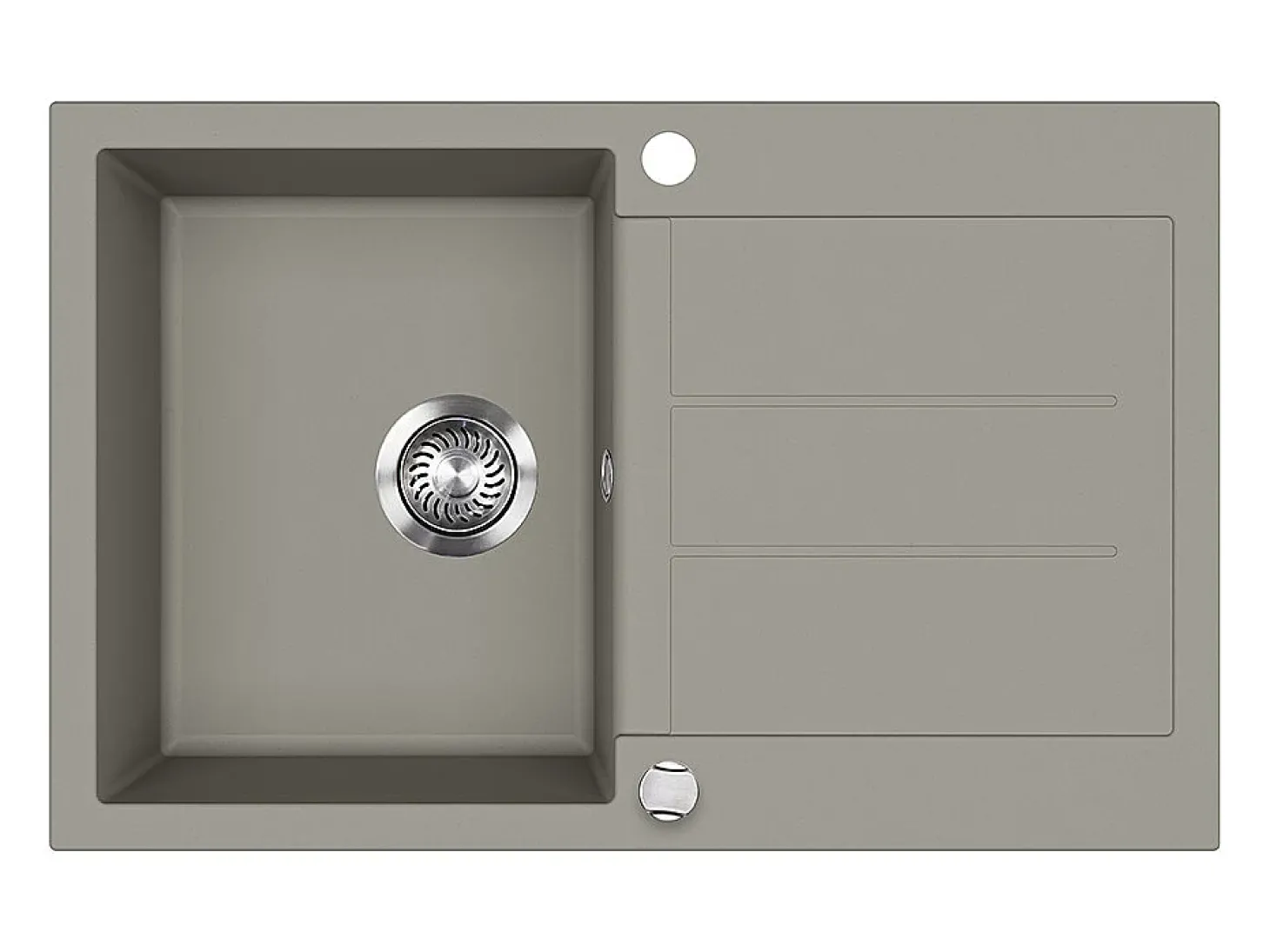 Pia de cozinha betão 78x50x20 kapstadt