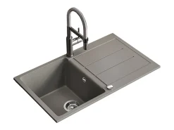 Pia de cozinha betão 78x50x20 kapstadt