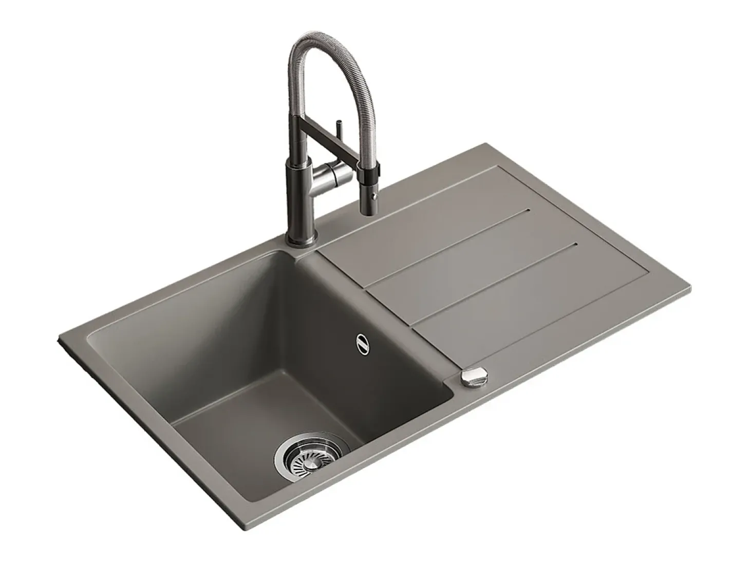 Pia de cozinha betão 78x50x20 kapstadt