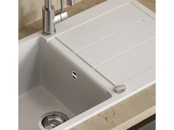 Pia de cozinha branco 78x50x20 kapstadt