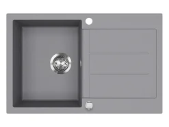Pia de cozinha cinza 78x50x20 kapstadt