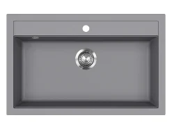 Pia de cozinha cinza 80x51x20 sydney