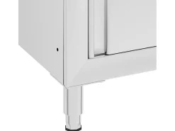 Pia de cozinha comercial 60 x 60 x 96 cm em aço inoxidável 02_0000723