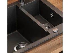 Pia de cozinha preto 58x50x28 prag