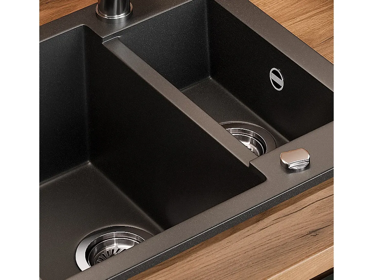 Pia de cozinha preto 58x50x28 prag