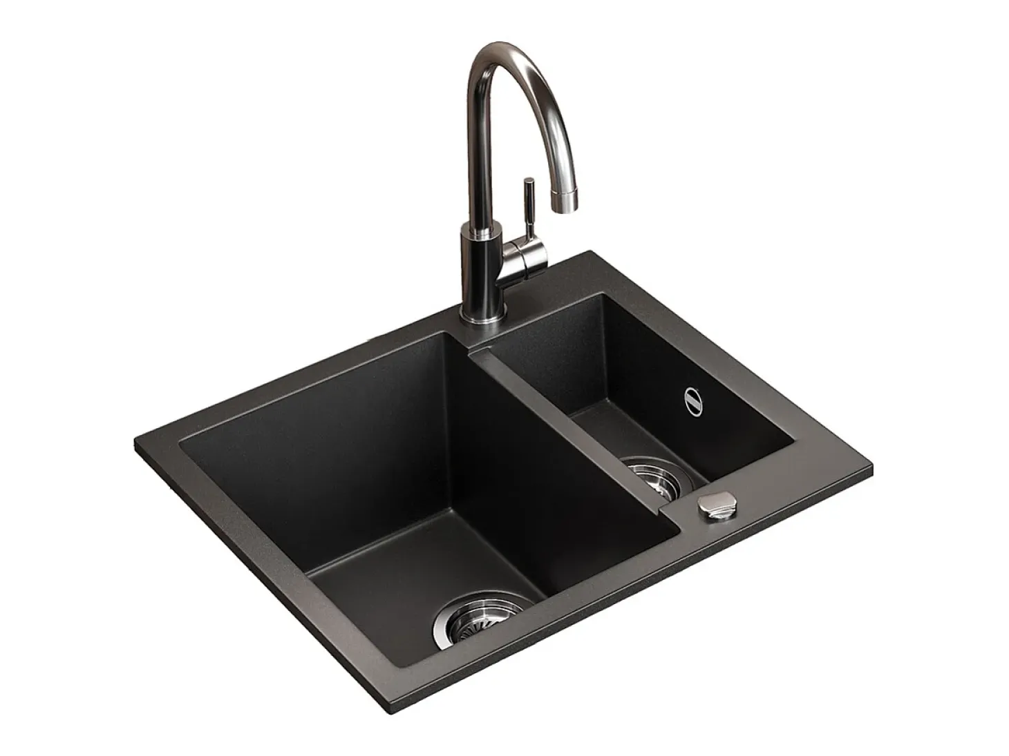 Pia de cozinha preto 58x50x28 prag