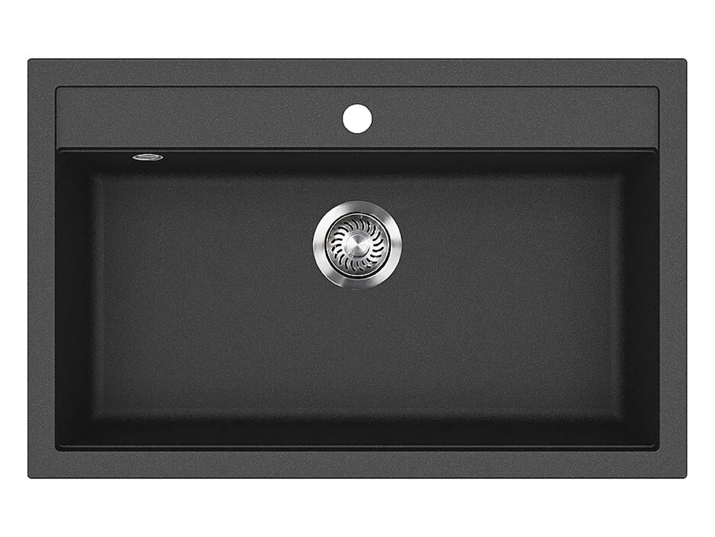 Pia de cozinha preto 80x51x20 sydney