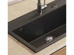 Pia de cozinha preto 80x51x20 sydney