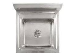 Pia de cozinha profissional cuba única 60 x 60 cm aço inoxidável 02_0002331