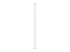 Pilar para portão em alumínio C15 x A190 cm branco - NERETO