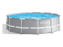 Piscina redonda Intex 366x99 cm com bomba filtro e escada
