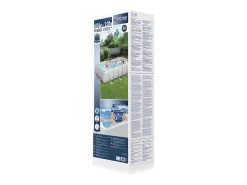 Piscina retangular elevada 4,04x2,01x1 m HAWI - Aço Resistente - Fácil de Montar - Revestimento Tritech - Difusor ChemConnect