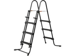 Piscina tubular oval cinzento-escuro com filtro de cartucho D424 x A100 cm - SALAMANQUE