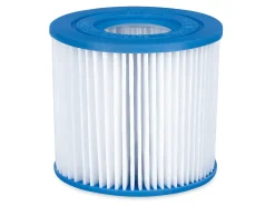 Piscina tubular oval cinzento-escuro com filtro de cartucho D424 x A100 cm - SALAMANQUE