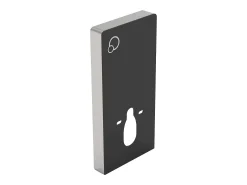 Placa de descarga decorativa para sanita suspensa, preto, SPINOSA