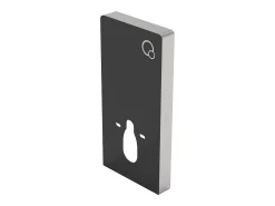 Placa de descarga decorativa para sanita suspensa, preto, SPINOSA