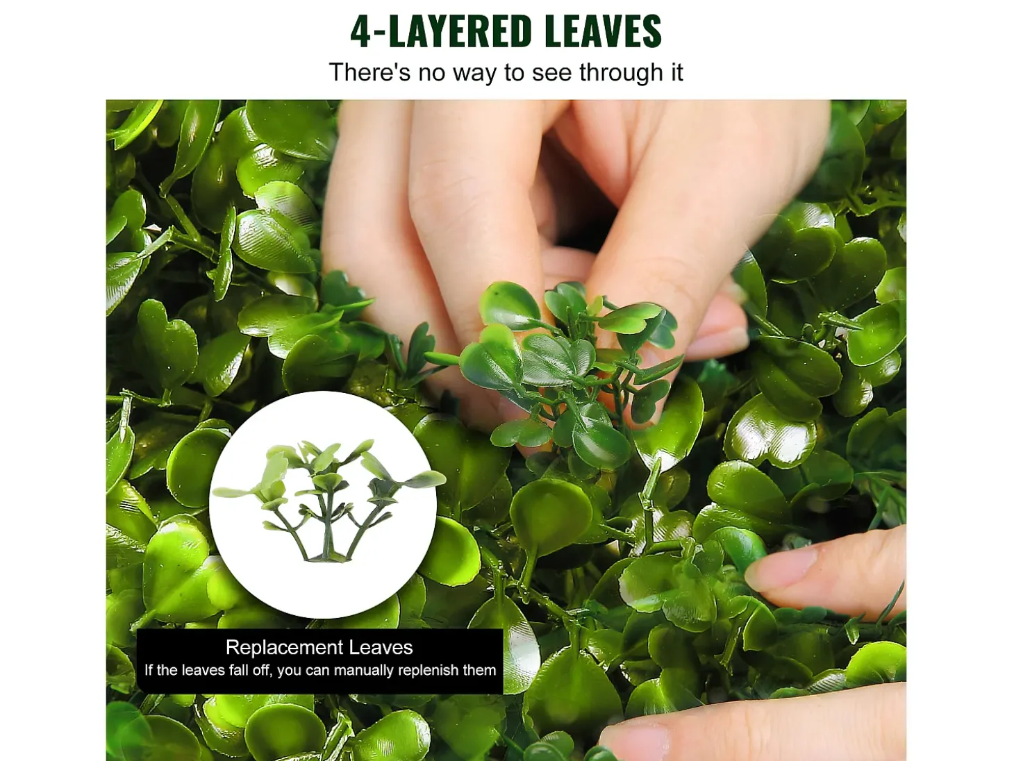 Planta Artificial, SucceBuy Árvore Topiária Artificial de 90 cm, Planta Falsa, Folhas Substituíveis, Decoração para Casa