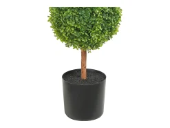 Planta Artificial, SucceBuy Árvore Topiária Artificial de 120 cm, Planta Artificial Decorativa com Folhas Substituíveis