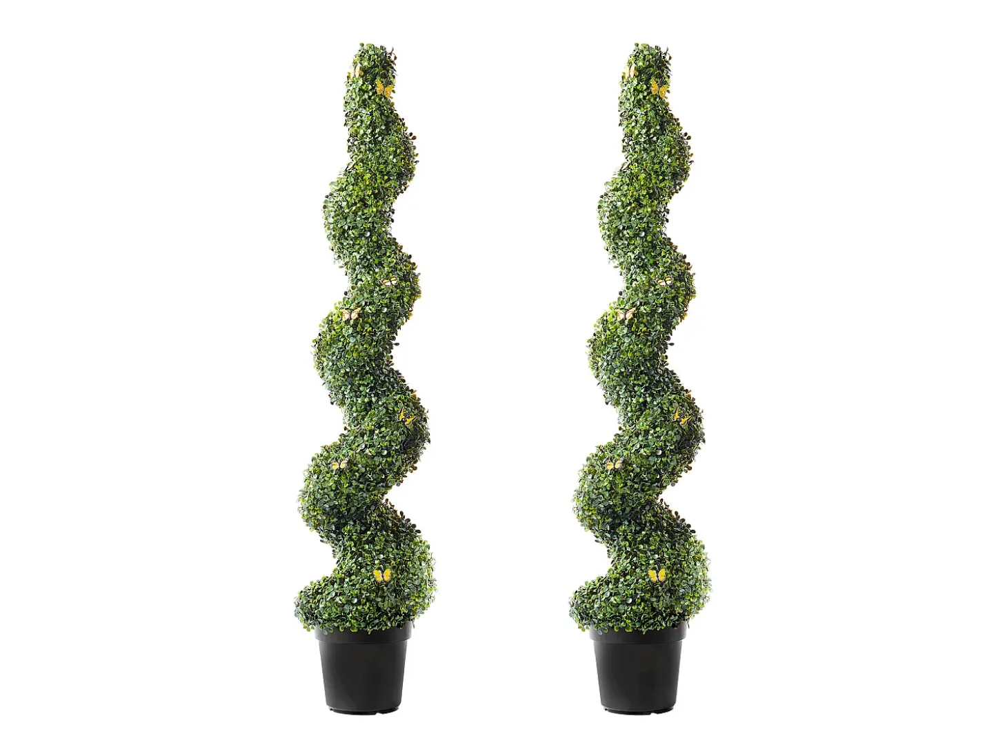 Planta Artificial, SucceBuy 150 cm Buxo Artificial Topiária, Resistente a UV, Planta Falsa, Decoração para Casa, 2 Pacotes