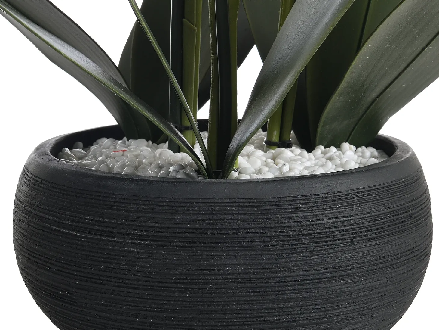 Planta, flor artificial orquídea A.65 x L.54 cm branco - TARA