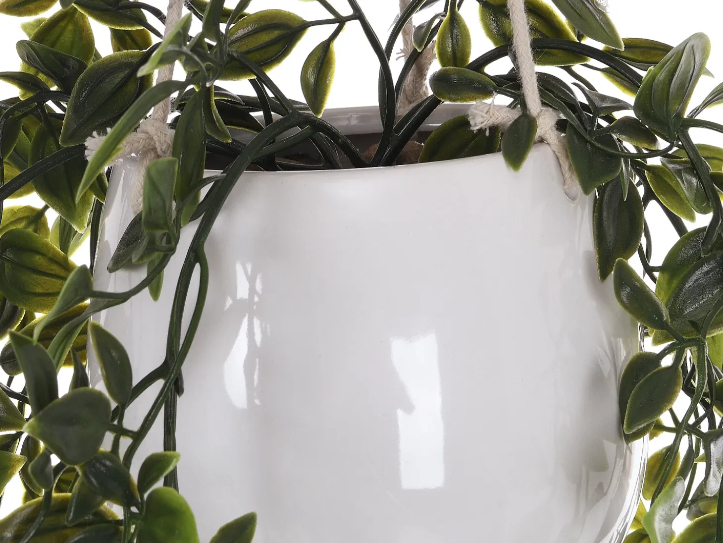 Planta, vegetação, artificial pendente plástico A.70 x L.20 cm verde - BAHIANA