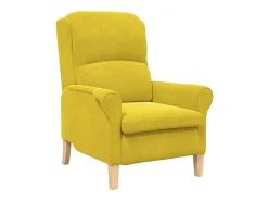 poltrona Amarelo 76 x 94 x 102 cm Veludo