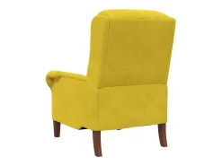 poltrona Amarelo 76 x 94 x 102 cm Veludo